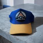 Sky Blue & Fade Yellow Gradient Cap